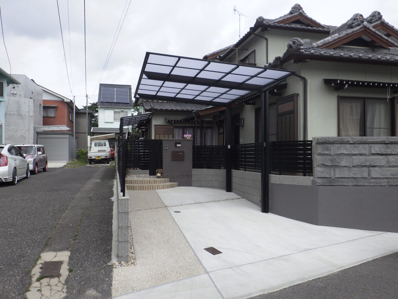 写真：外構全景