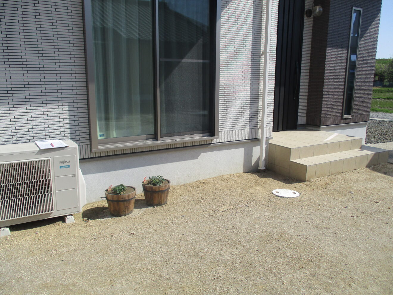 写真：ウッドデッキ施工前の庭02 - 福田造園の施行事例（愛知県豊田市）