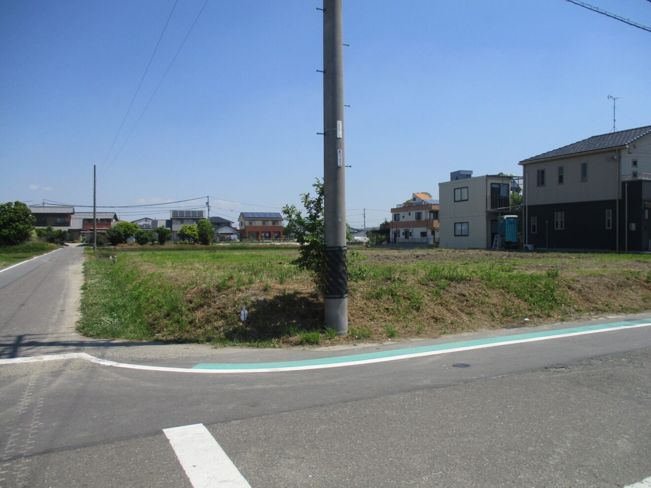 写真：外構施行前の土地01 - 福田造園の施行事例（愛知県豊田市）