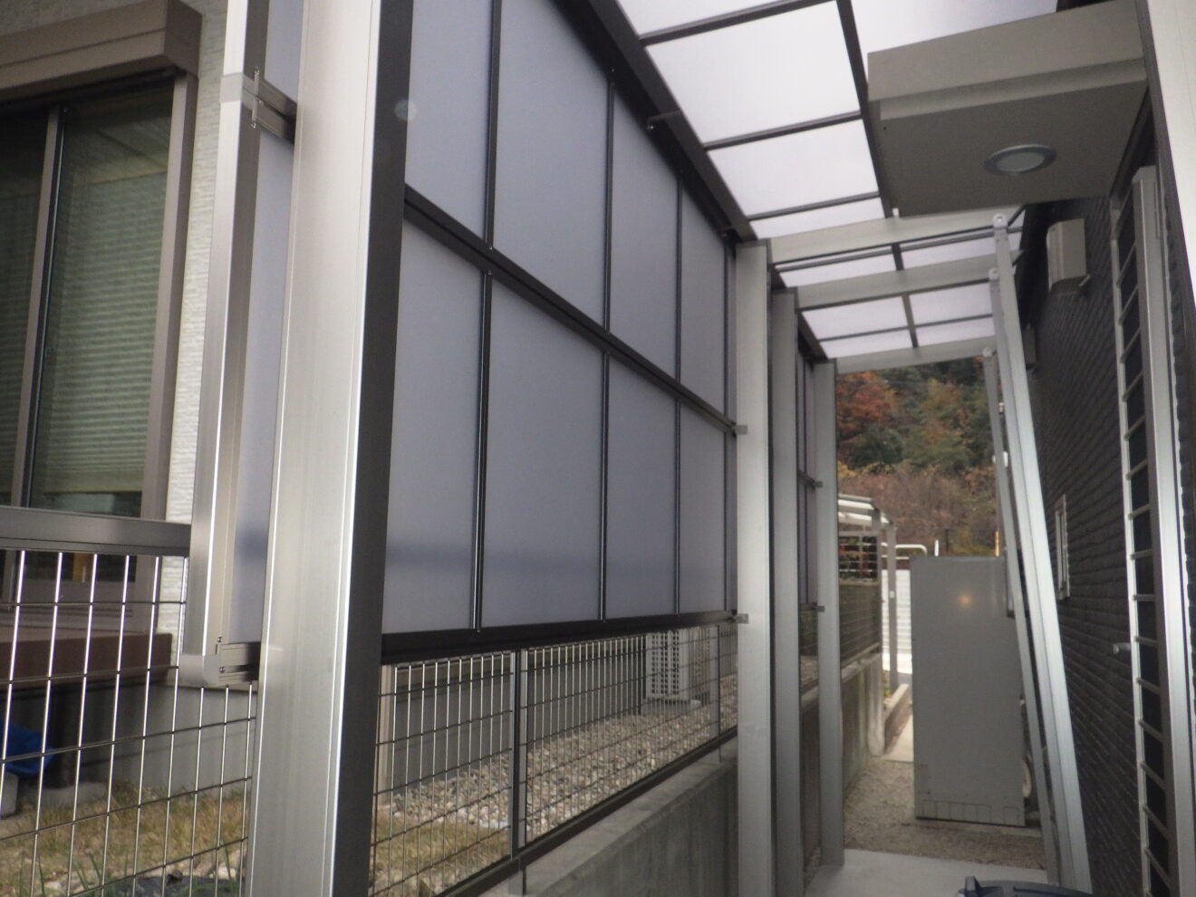 写真：目隠しフェンス