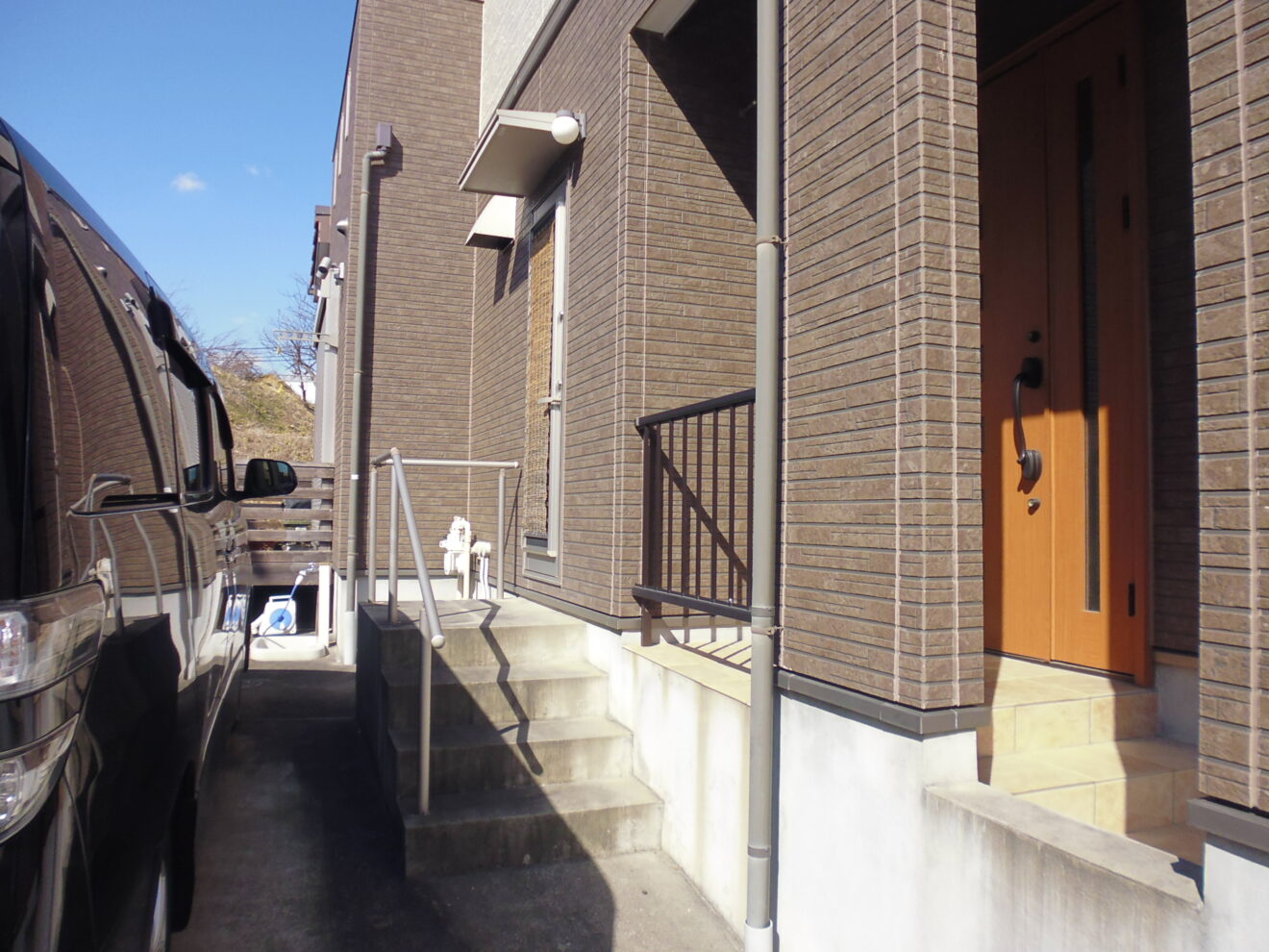 写真：階段アプローチ