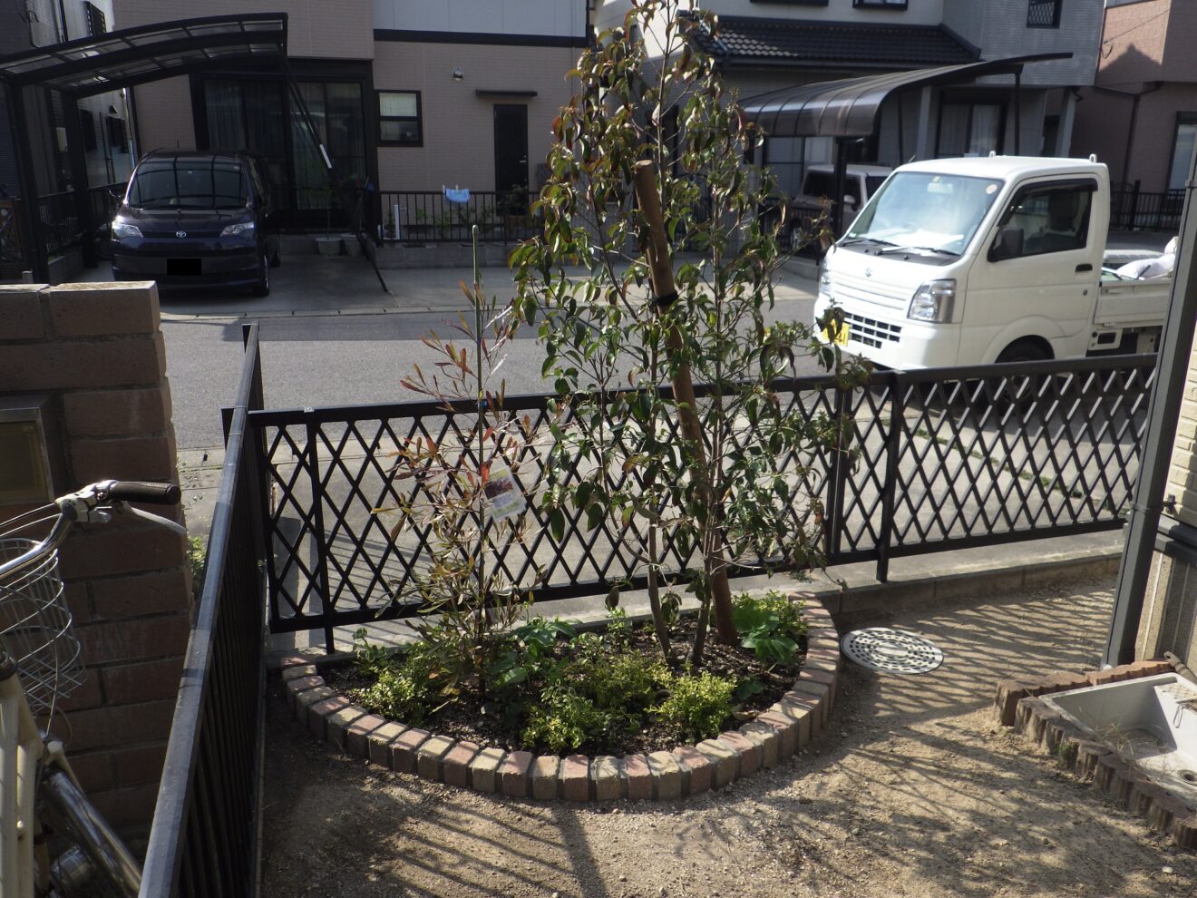 写真：リフォーム後の植栽01 - 福田造園の施行事例（愛知県岡崎市）