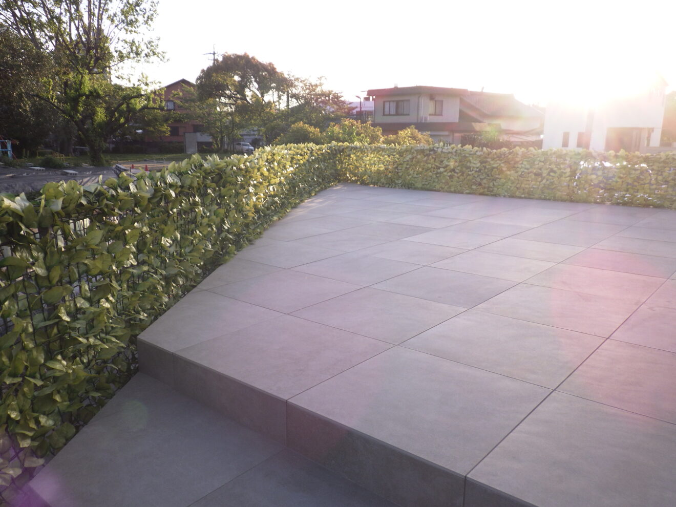 写真：リフォーム前のフェンス02 - 福田造園の施行事例（愛知県岡崎市）