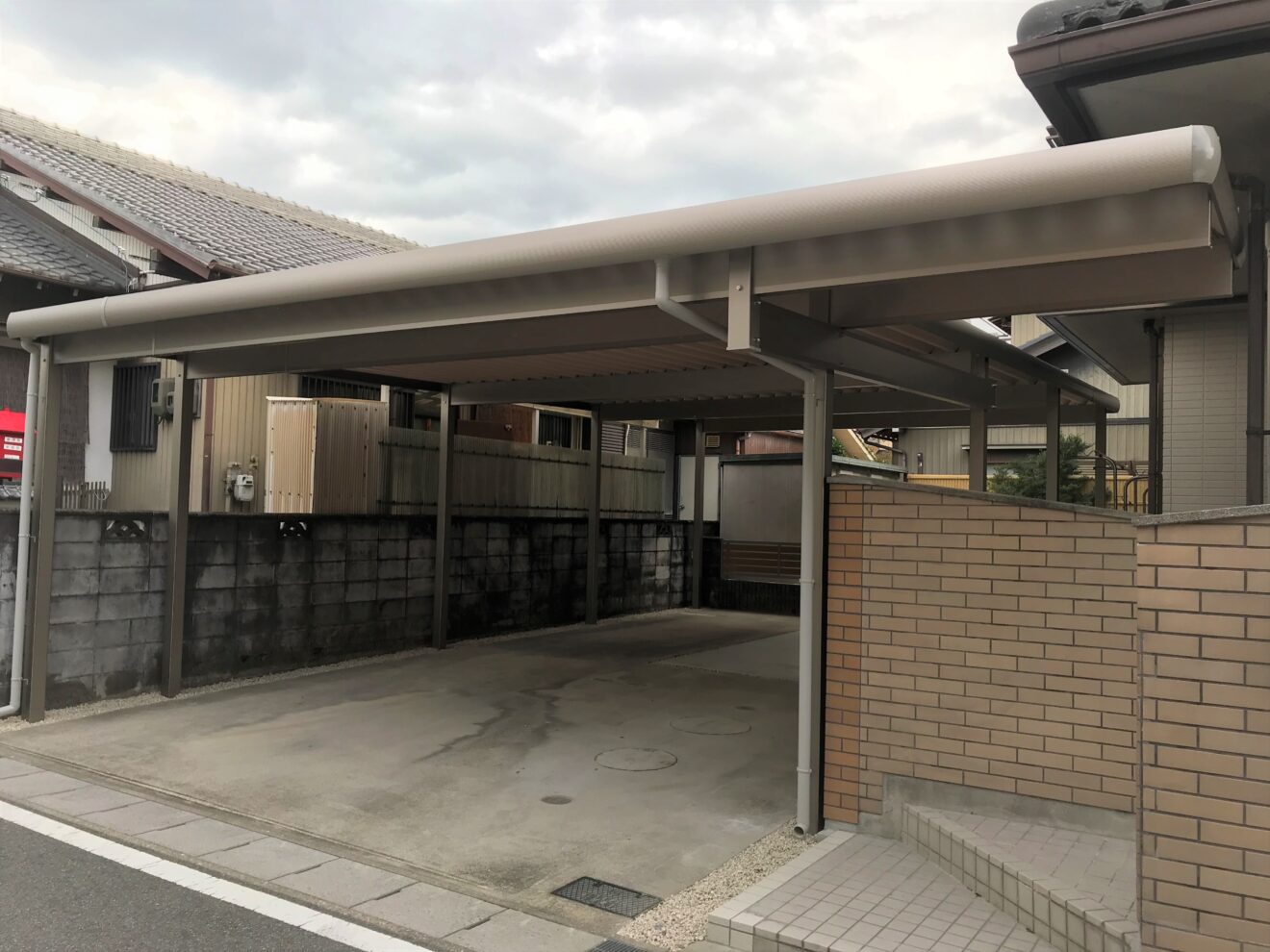 写真：リフォーム後のカーポート01 - 福田造園の施行事例（愛知県豊田市）