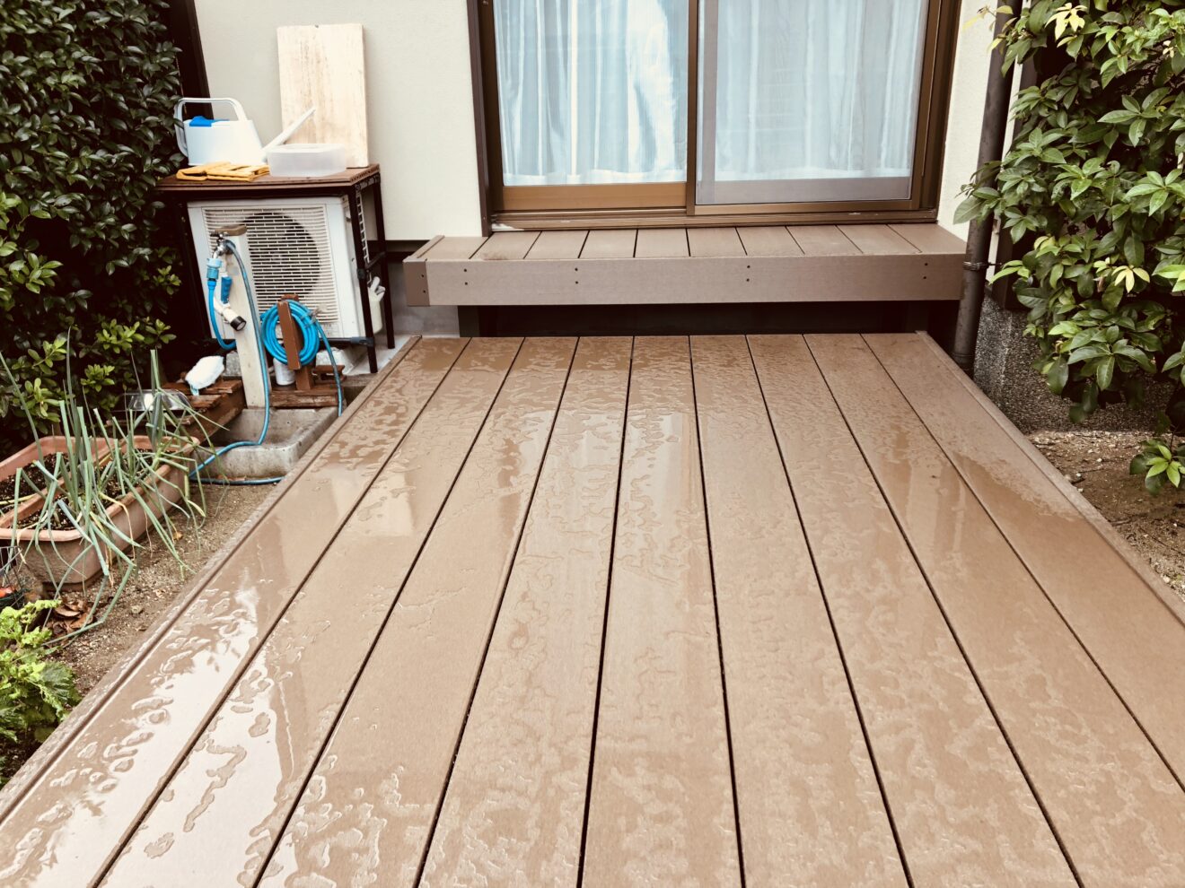 写真：ウッドデッキ施工後01