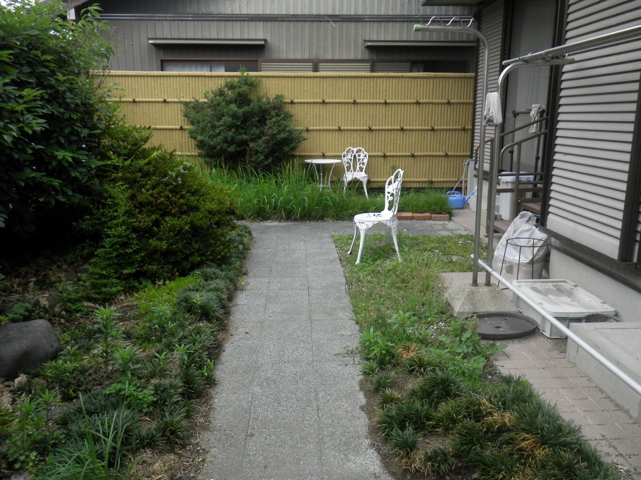 写真：リフォーム前の庭 - 福田造園の施行事例（愛知県豊田市）