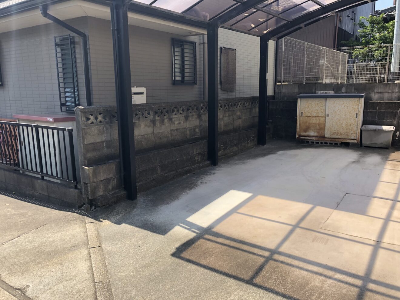 写真：リフォーム前のブロック塀02