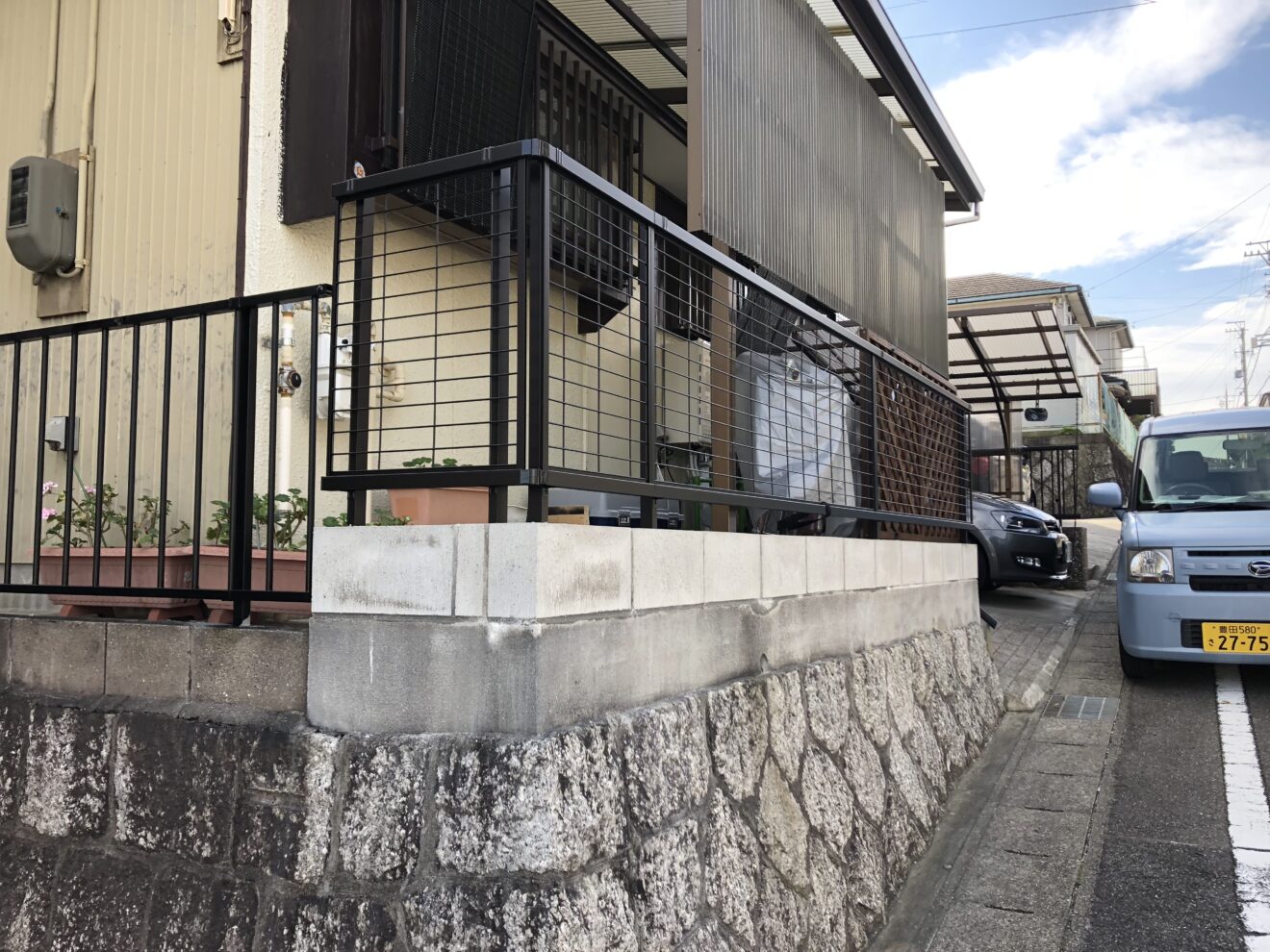 写真：リフォーム後のフェンス - 福田造園の施行事例（愛知県豊田市）