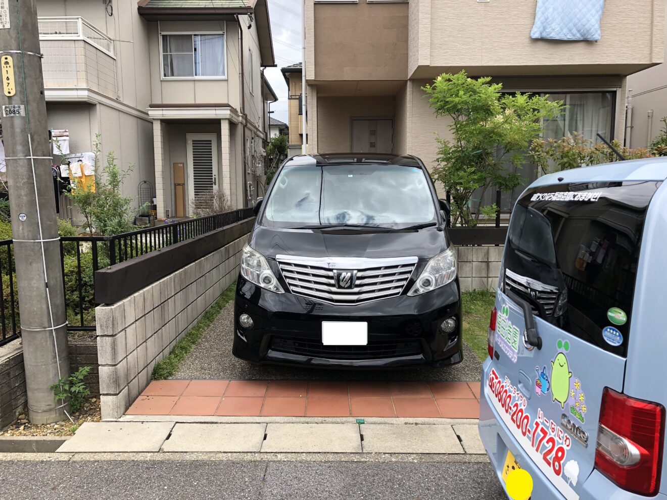 写真：カーポート施工前01