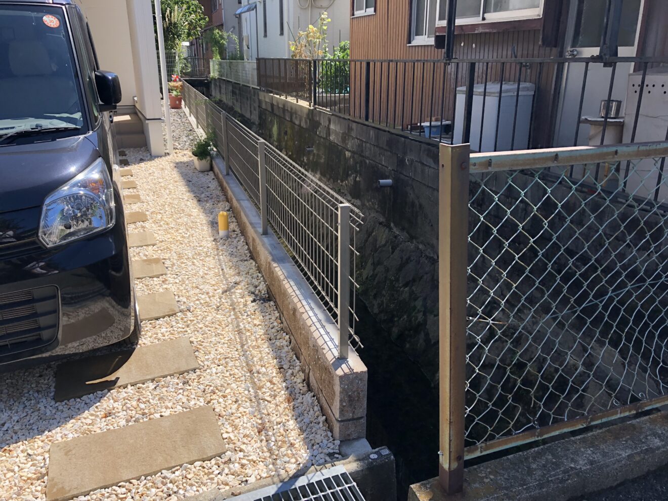 写真：リフォーム前のフェンス01