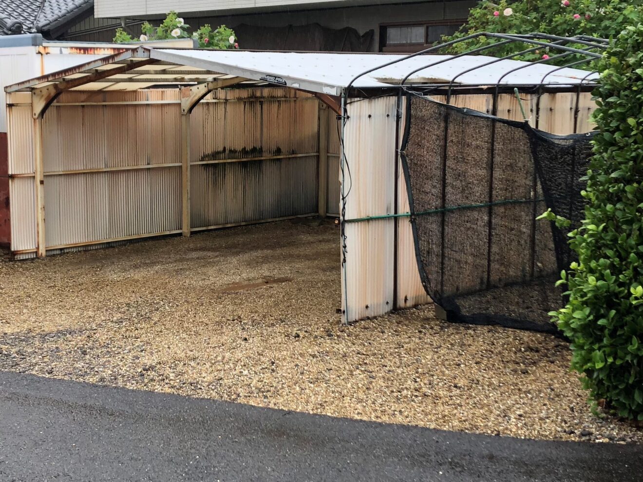 写真：リフォーム前のカーポート02 - 福田造園の施行事例（愛知県豊田市）