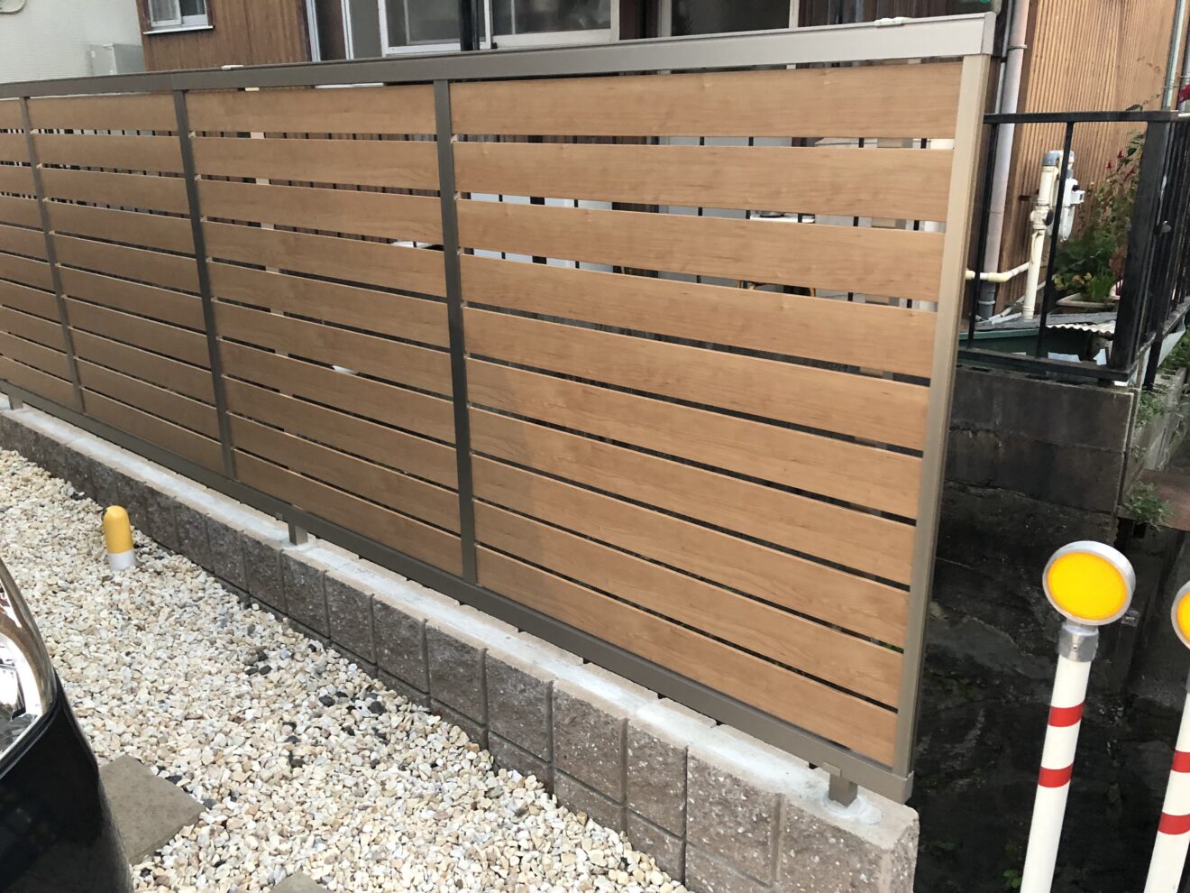 写真：リフォーム後のフェンス01