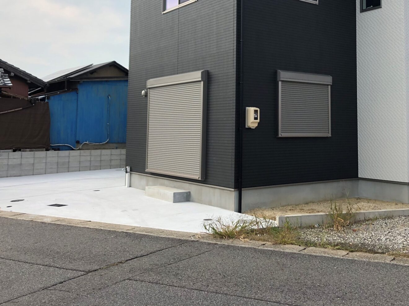 写真：ウッドデッキ施工前