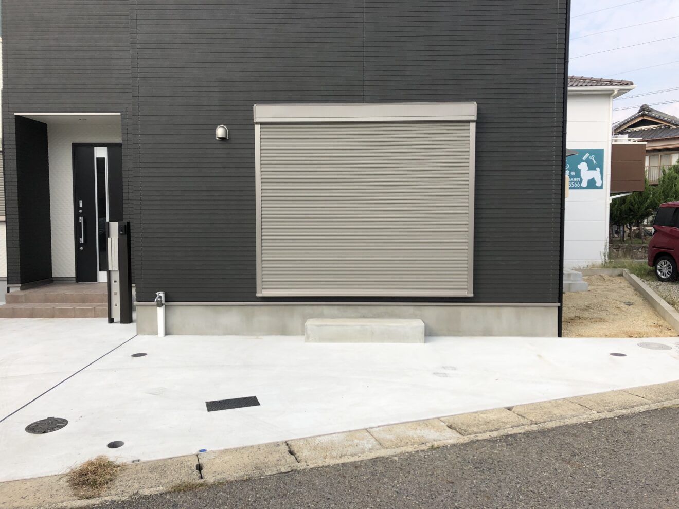 写真：フェンス施工前