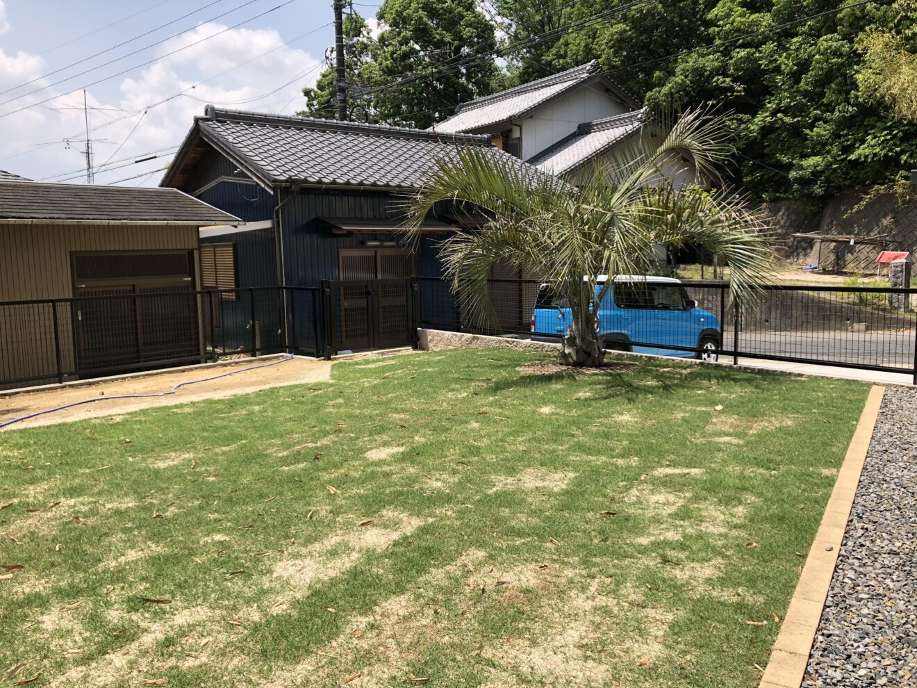 写真：リフォーム後の庭