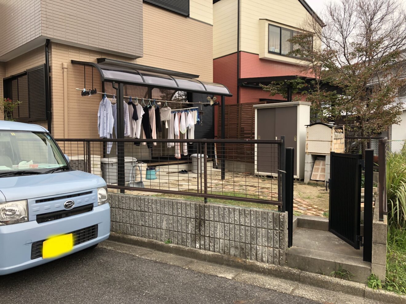 写真：駐車場施工前