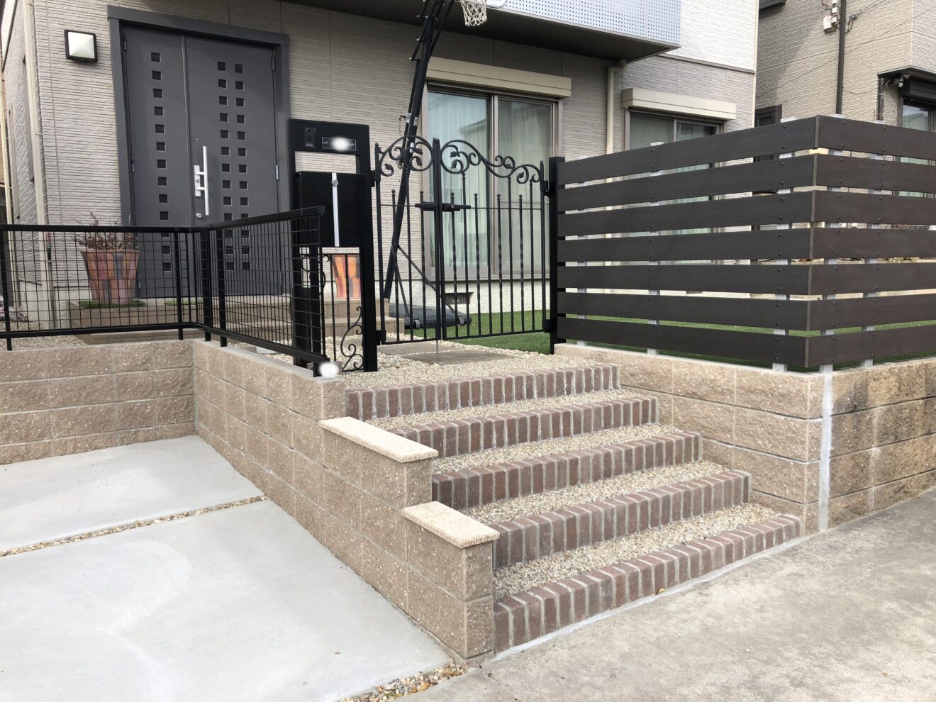 写真：リフォーム後の門塀周り - 福田造園の施行事例（愛知県みよし市）