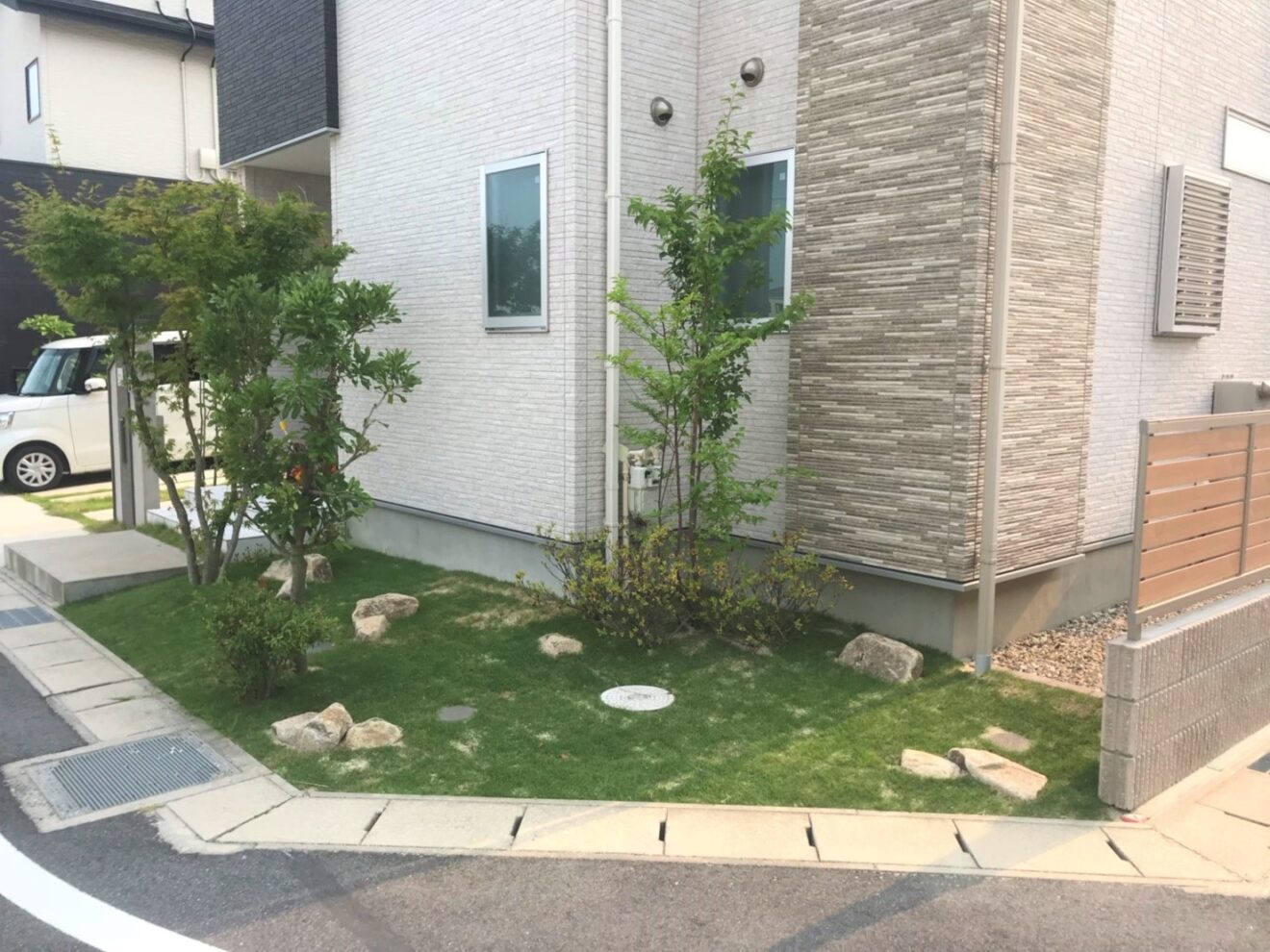 写真：リフォーム後の植栽 - 福田造園の施行事例（愛知県豊田市）