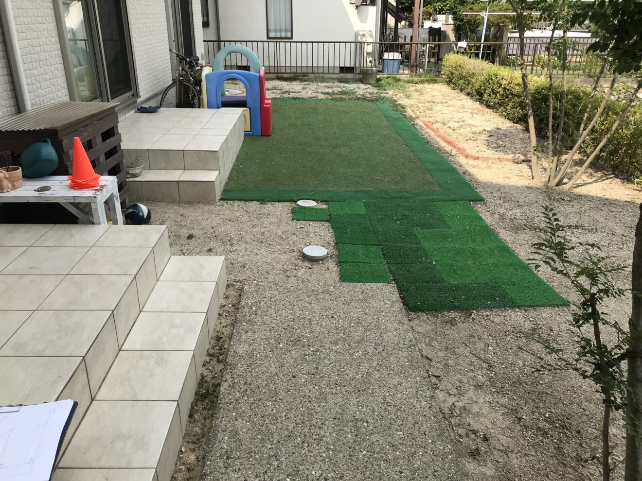 写真：リフォーム前の庭02 - 福田造園の施行事例（愛知県東郷町）