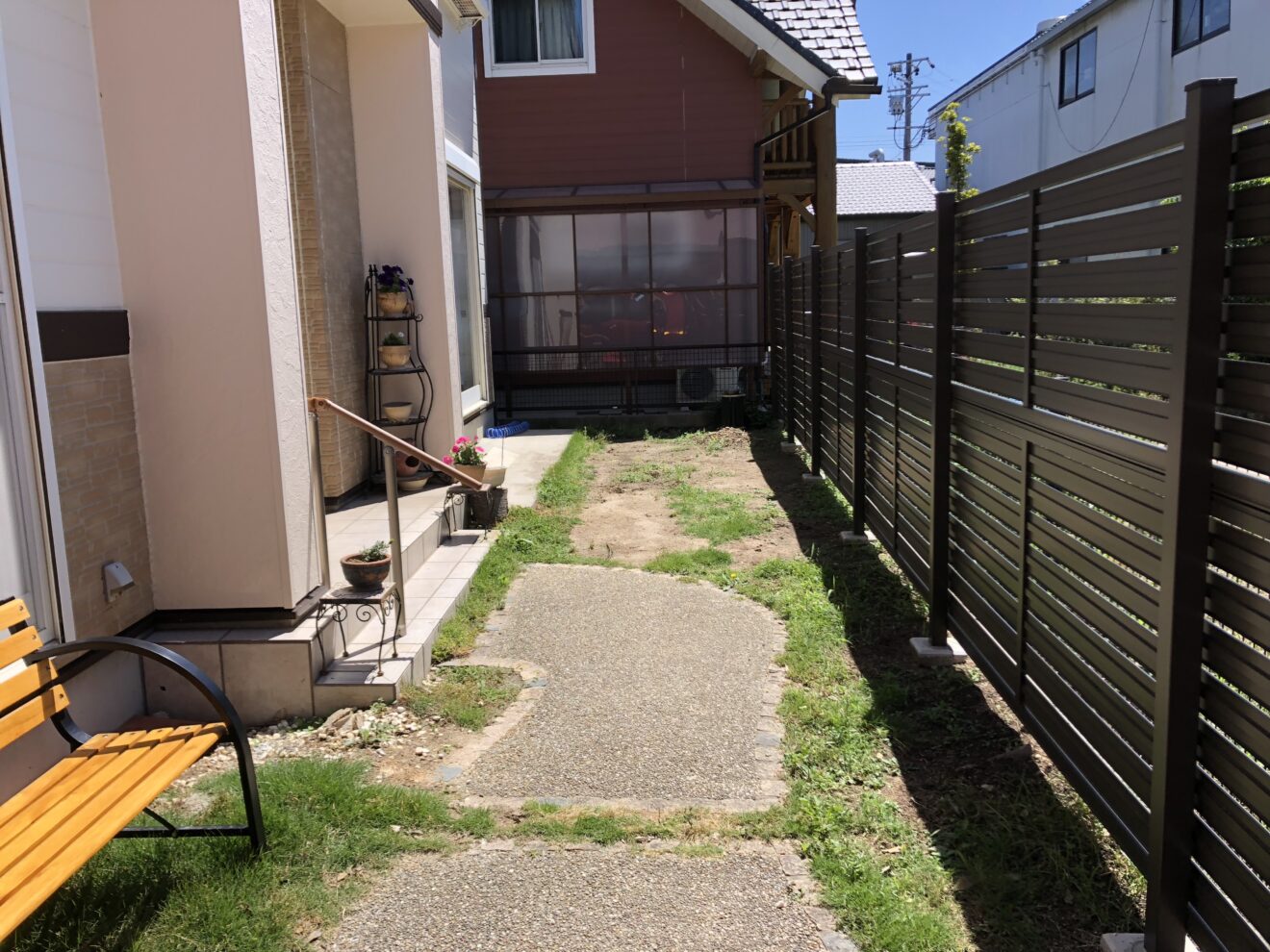 写真：リフォーム前の庭 - 福田造園の施行事例（愛知県豊田市）