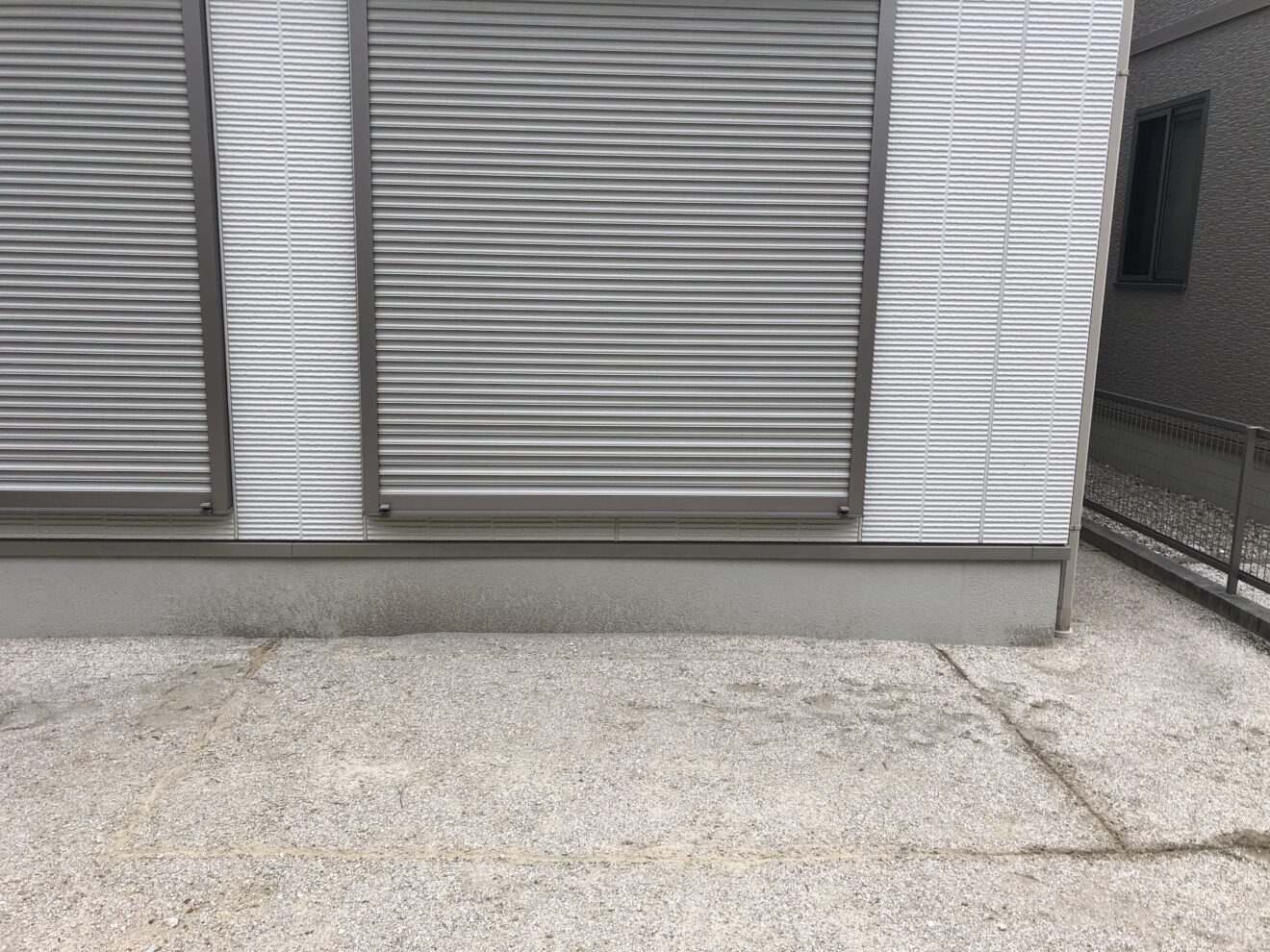 写真：サンルーム施工前の庭02 - 福田造園の施行事例（愛知県豊田市）