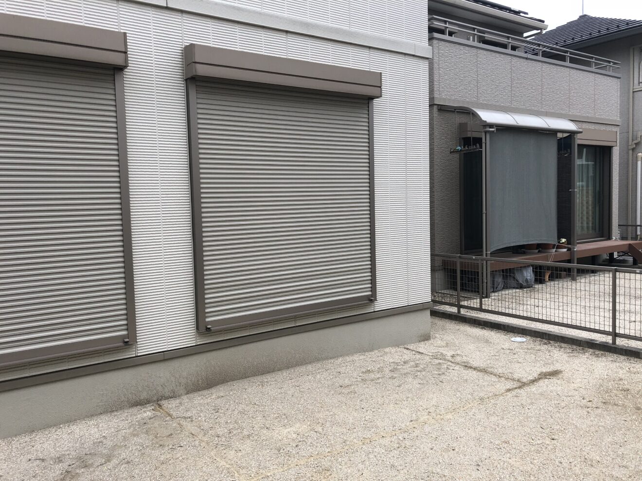 写真：サンルーム施工前の庭01 - 福田造園の施行事例（愛知県豊田市）