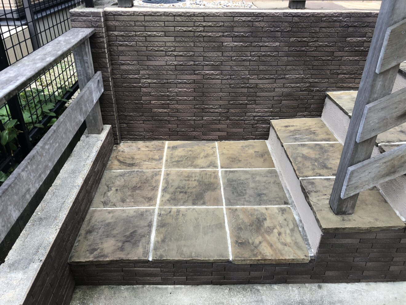 写真：リフォーム後のブロック塀 - 福田造園の施行事例（愛知県みよし市）