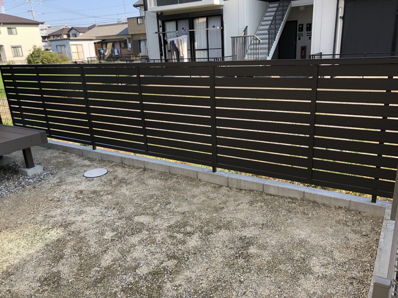 写真：リフォーム後のフェンス