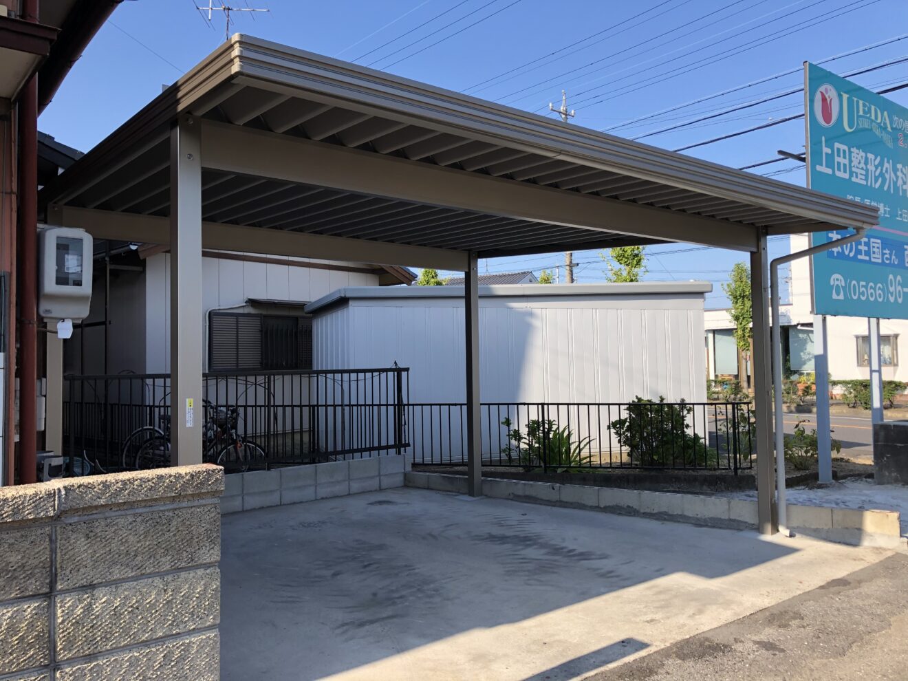 写真：リフォーム後のカーポート01 - 福田造園の施行事例（愛知県知立市）