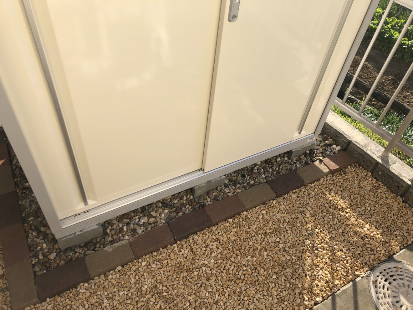 写真：物置設置後の庭02 - 福田造園の施行事例（愛知県岡崎市）