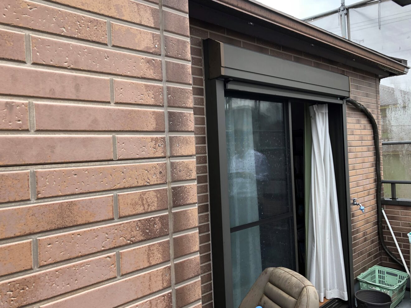 写真：テラス屋根施行前02