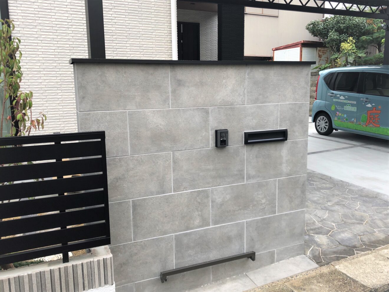 写真：門塀周り - 福田造園の施行事例（愛知県日進市）