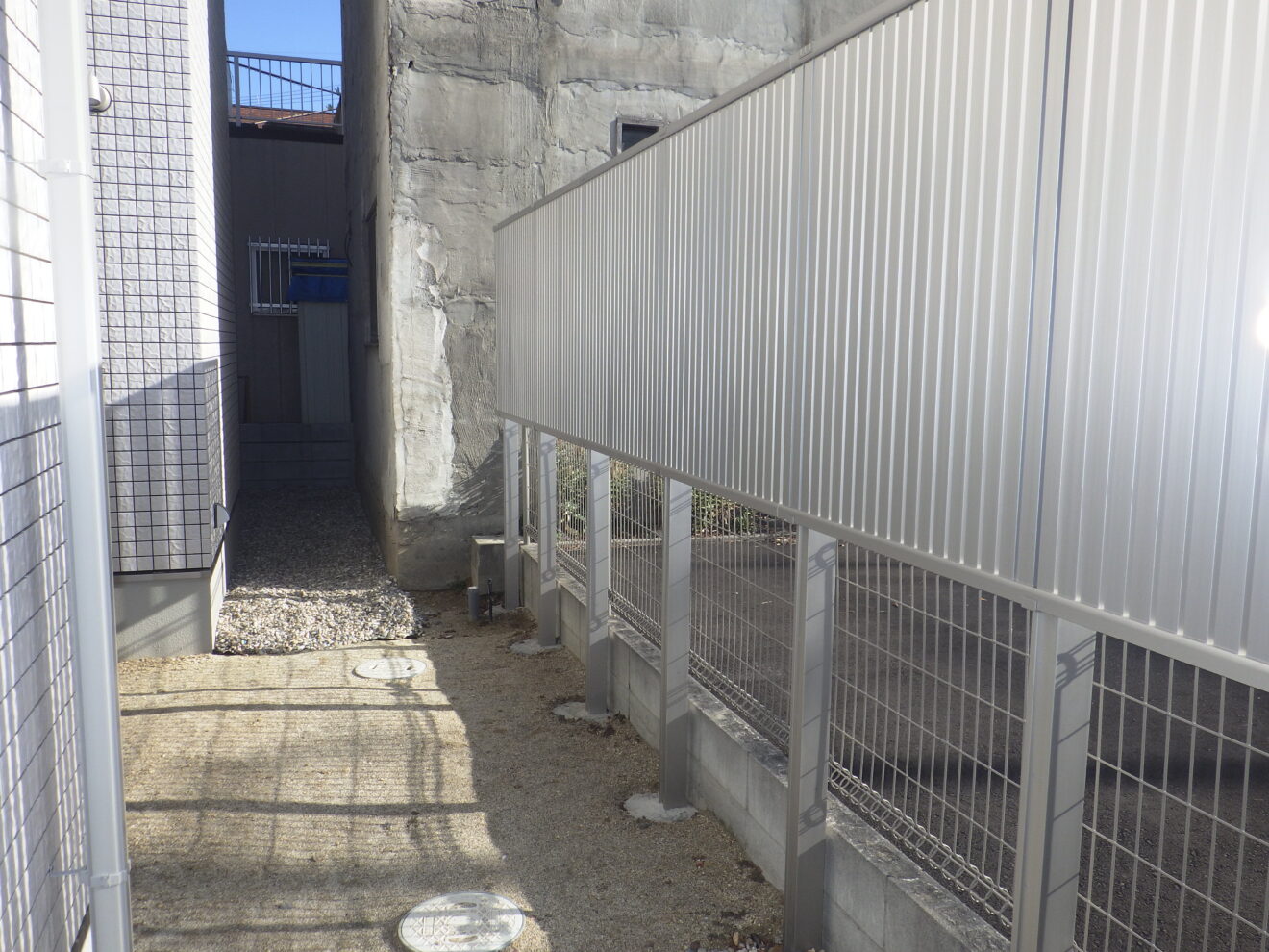 写真：目隠しフェンス