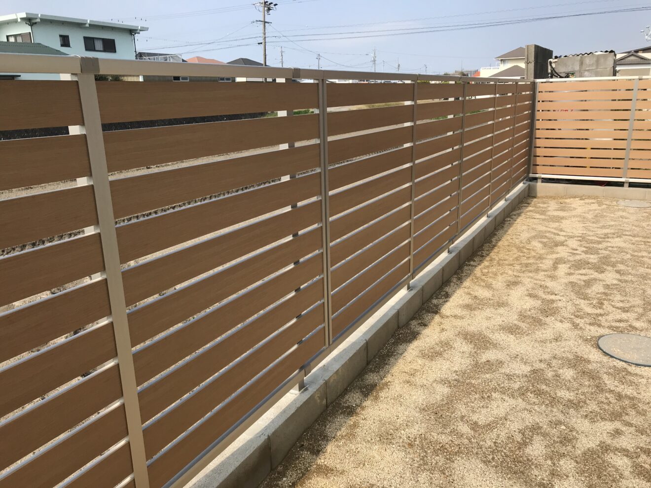 写真：目隠しフェンス - 福田造園の施行事例（愛知県豊田市）