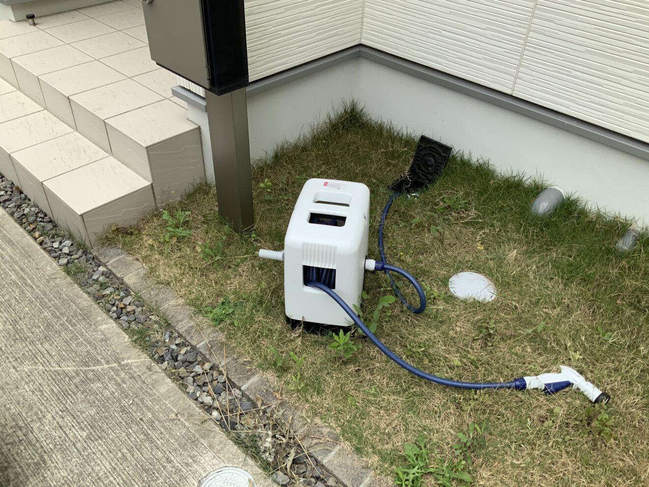 写真：リフォーム前の玄関周り - 福田造園の施行事例（愛知県豊田市）