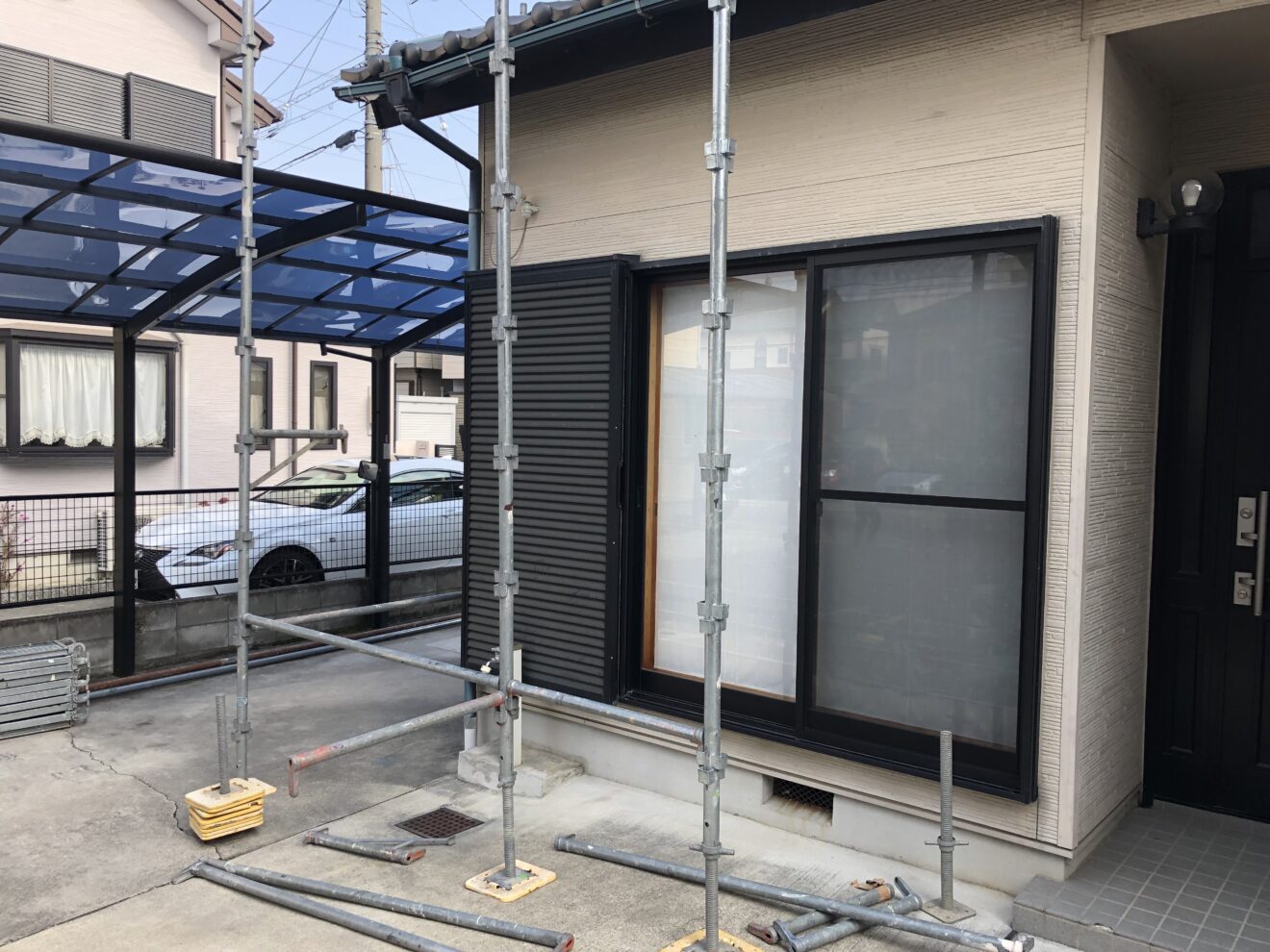 写真：塗装前の外壁01 - 福田造園の施行事例（愛知県岡崎市）