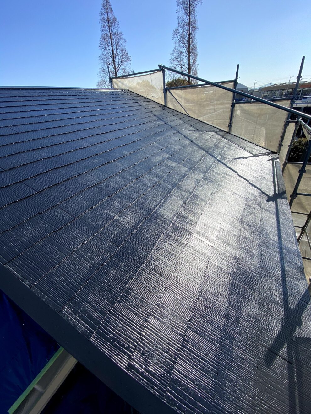 写真：工事後の屋根 - 福田造園の施工事例（愛知県豊田市）