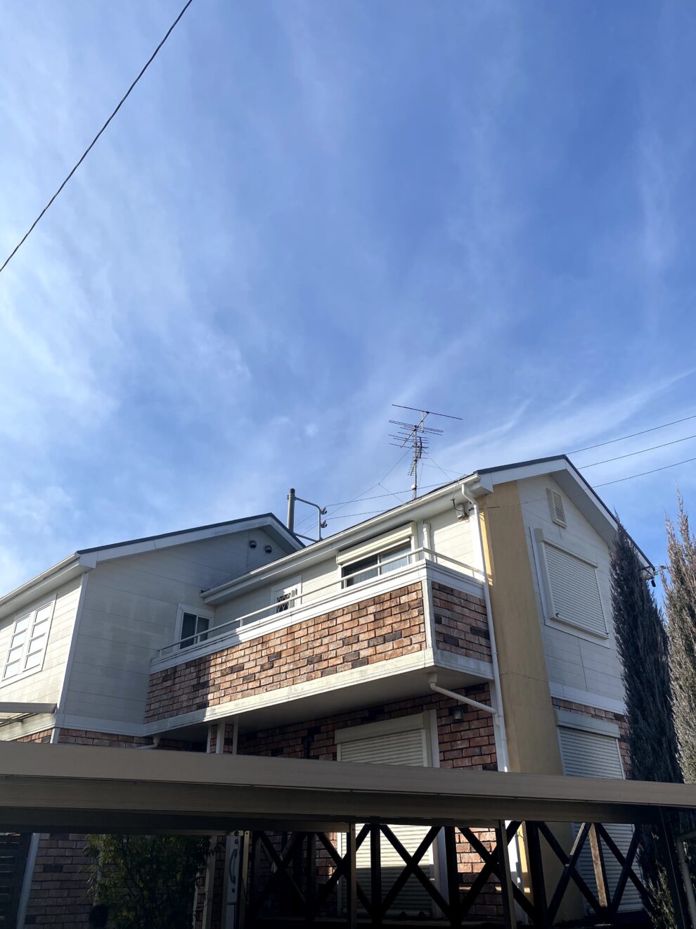 写真：外壁塗装前の住宅01 - 福田造園の施工事例（愛知県日進市）