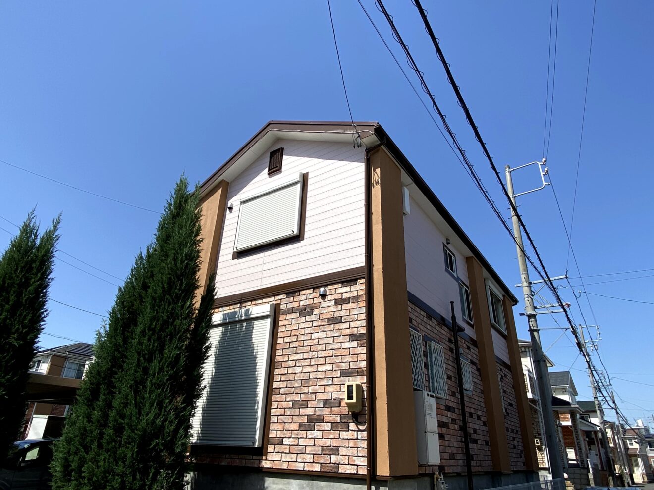 写真：外壁塗装後の住宅02 - 福田造園の施工事例（愛知県日進市）