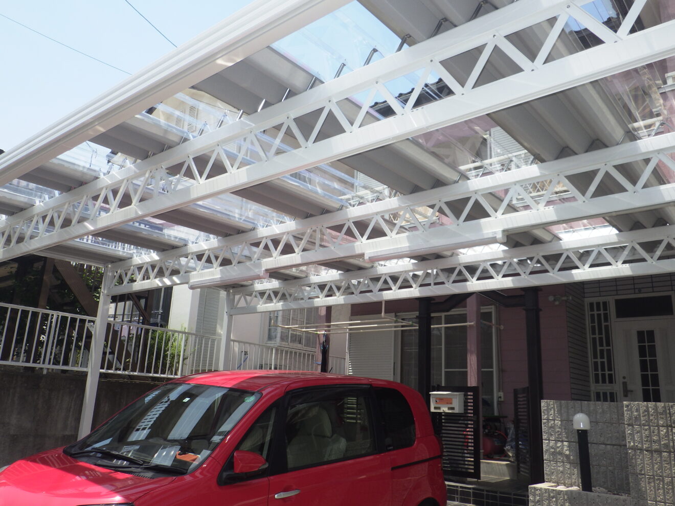 写真：リフォーム後のカーポート - 福田造園の施工事例（愛知県豊田市）