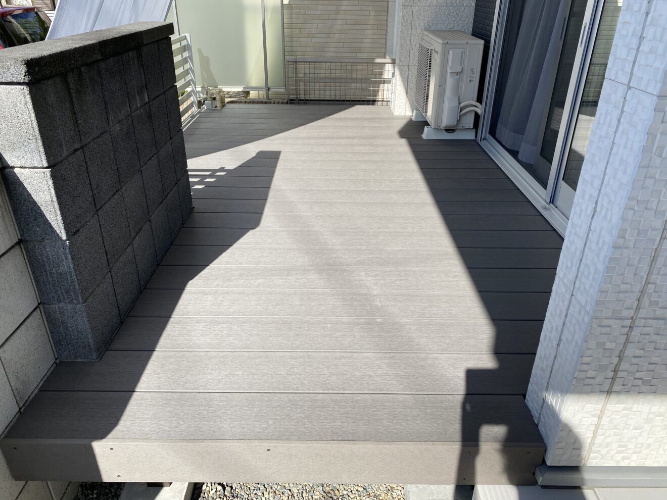 写真：ウッドデッキ施行後01 - 福田造園の施工事例（愛知県豊明市）