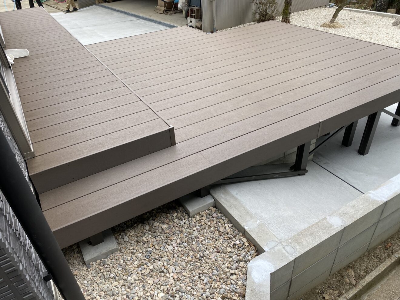 写真：ウッドデッキ - 福田造園の施工事例（愛知県豊田市）