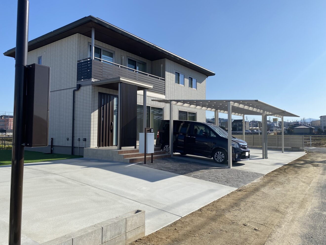 写真：外構全景 - 福田造園の施工事例（愛知県豊田市）