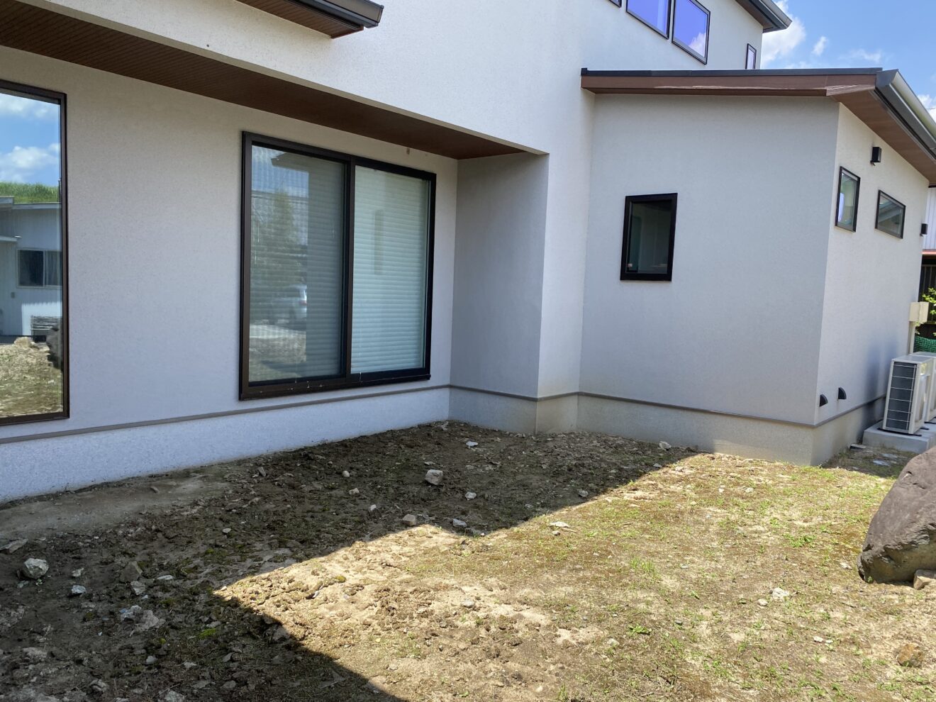 写真：リフォーム前の庭