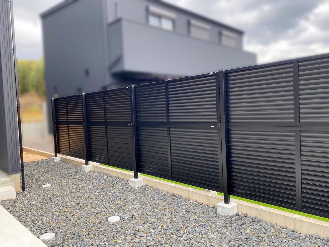 写真：目隠しフェンス - 福田造園の施工事例（愛知県豊田市）