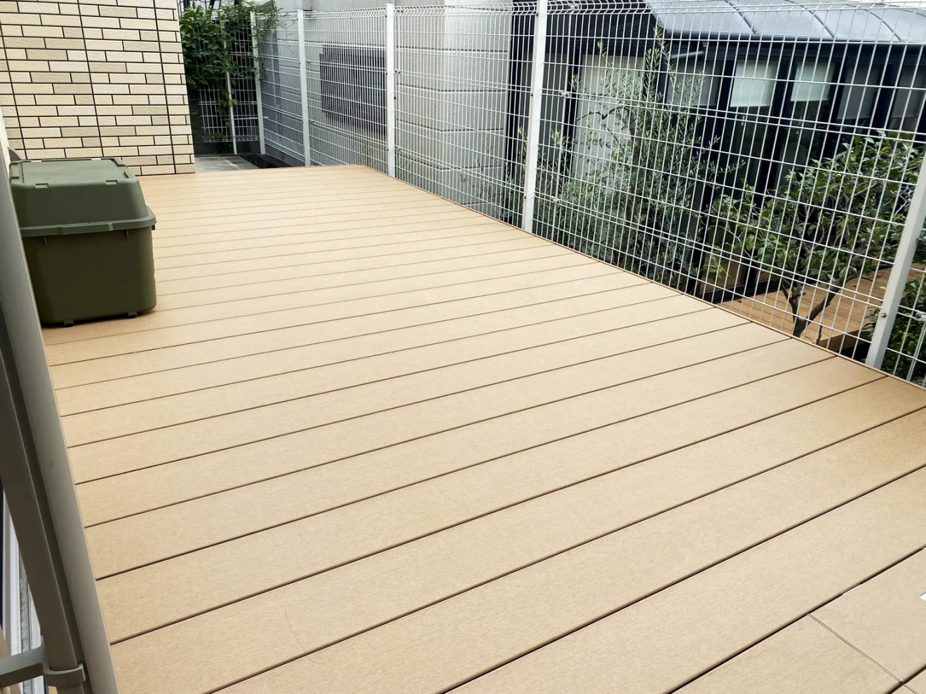 写真：リフォーム後の庭03（ウッドデッキ） - 福田造園の施工事例（愛知県岡崎市）