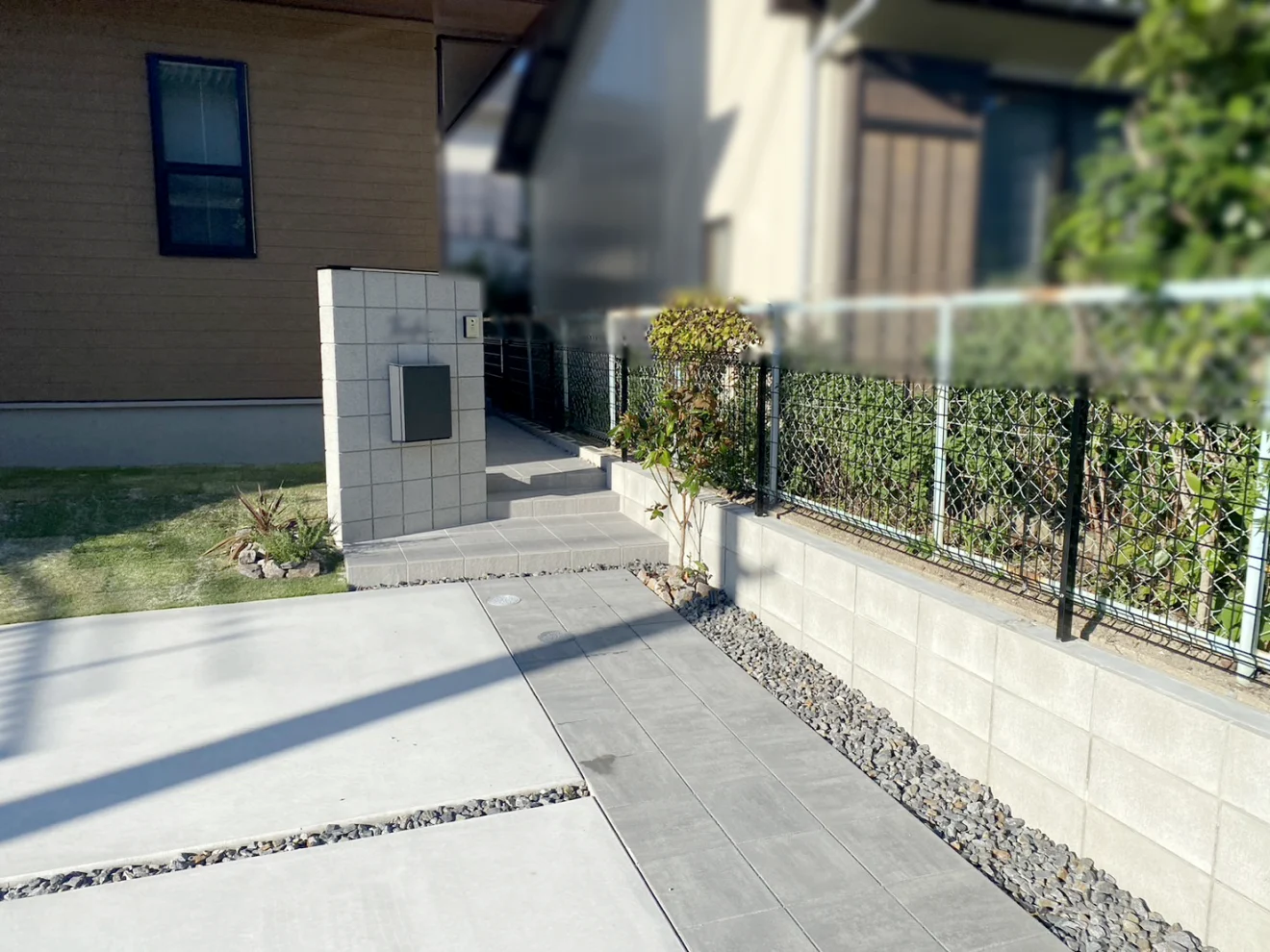 写真：アプローチ - 福田造園の施工事例（愛知県岡崎市）