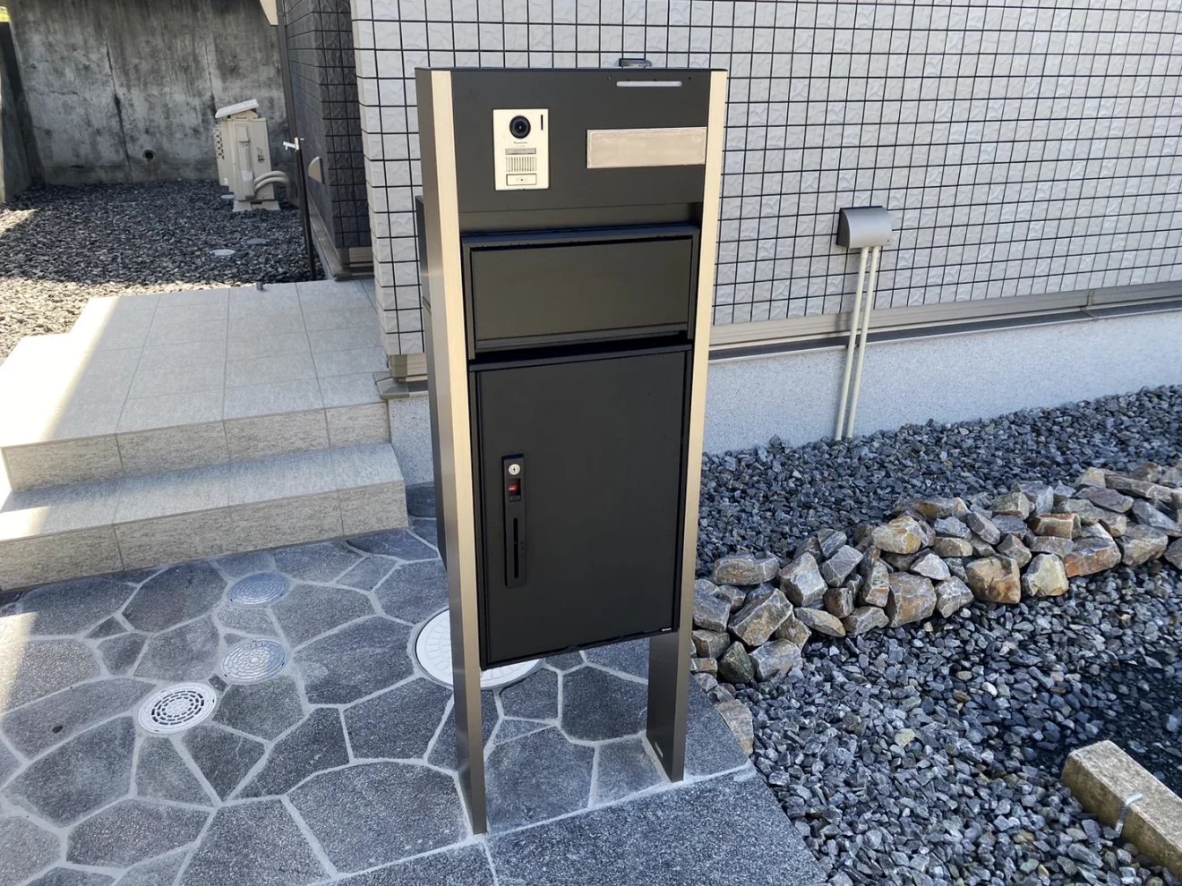 写真：機能門柱 - 福田造園の施工事例（愛知県名古屋市）