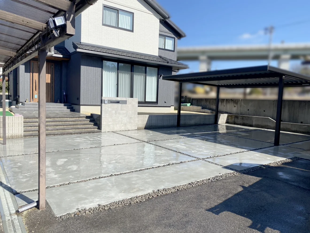 写真：外構全景 - 福田造園の施工事例（愛知県豊田市）