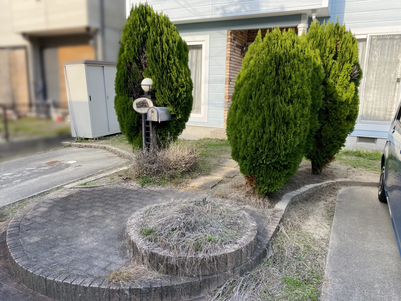 写真：リフォーム前の庭 - 福田造園の施工事例（愛知県岡崎市）